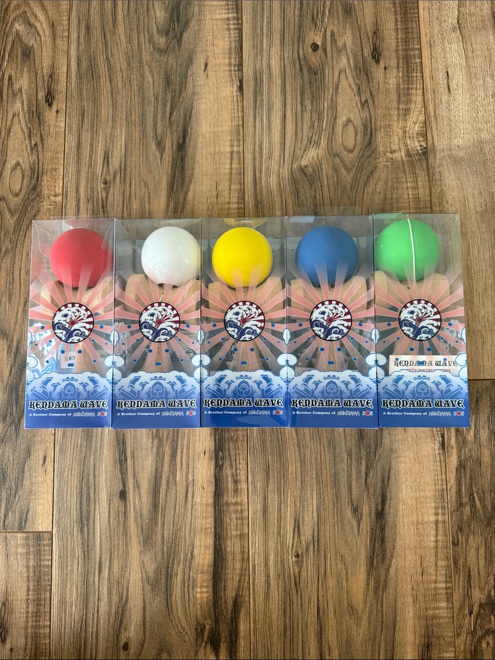 Kendama - Red, White, Yellow, Blue, Green